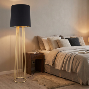 Lampadaire en métal à fil rond en laiton AK en laiton fini grande pièce au prix de gros pour décor de chambre/décor de bureau - Product Image 3