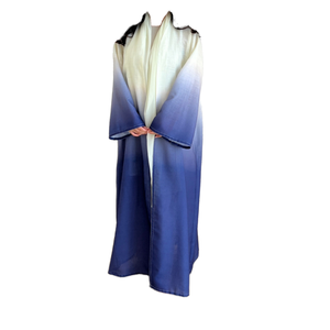 Abaya Maxi de Manga Larga Personalizada de Lujo, Transpirable, de Secado Rápido, Anti-Pilling, de Lino, para Verano, Servicio OEM, Estilo Abierto y Modesto para Oriente Medio, Dubai - Product Image 3