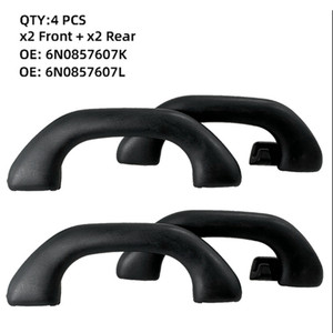 Manijas de Techo para Volkswagen Bora Golf 4 Jetta MK4 6N0857607K 6N0857607L, Juego de Manijas de Puerta y Ventana ABS Delanteras y Traseras - Product Image 1