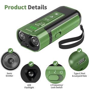 Collar de Adiestramiento para Perros TIZE Multifunción Recargable Ultrasónico, Dispositivo Antiladridos de Mano - Product Image 6