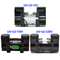 Pompa Vakum Diafragma DC Kecil 12V24V/110V/220V -85kpa Pompa Kompresor Ganda untuk Peralatan Medis atau Tekanan Darah