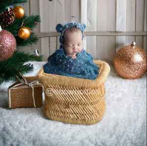 Otomana ecológica hecha a mano para recién nacidos, cama de madera de bajo precio, accesorios de fotografía, sesión de fotos para recién nacidos, aplicación de dormitorio otomano para niños - Product Image 5