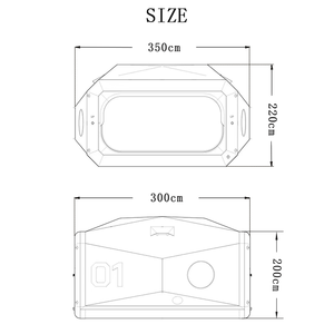 <span class=keywords><strong>2025</strong></span> New YX Chất lượng cao di động đi bộ đường dài gấp ngoài trời <span class=keywords><strong>Inflatable</strong></span> lều vuông Gia đình Lều cắm trại ngoài trời không thấm nước - Product Image 2
