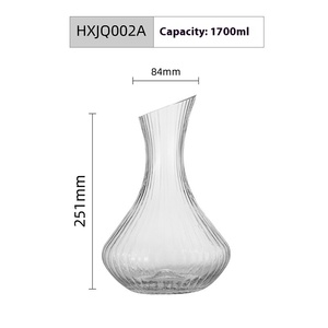 <span class=keywords><strong>Carafe</strong></span> <span class=keywords><strong>à</strong></span> <span class=keywords><strong>vin</strong></span> transparente au <span class=keywords><strong>design</strong></span> classique, de haute qualité, pour une expérience vinicole de luxe, pour usage domestique et commercial - Product Image 4