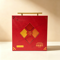 Boîte cadeau personnalisée pour fruits secs, boîte cadeau de luxe pour Diwali, boîte cadeau en papier de luxe avec fermeture magnétique pour Ramadan et Nouvel An avec poignée