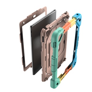 Para <span class=keywords><strong>Ipad</strong></span> 9th 8th 7th Generation Case a prueba de golpes Kids Kickstand <span class=keywords><strong>Funda</strong></span> de silicona para tableta para <span class=keywords><strong>Ipad</strong></span> 9th Gen 8th Generation 10,2 pulgadas - Product Image 2