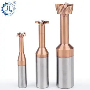 t slot spiral router bits shank wood t-slot end mill cutter carbide router bits woodworking tool milling cutter head