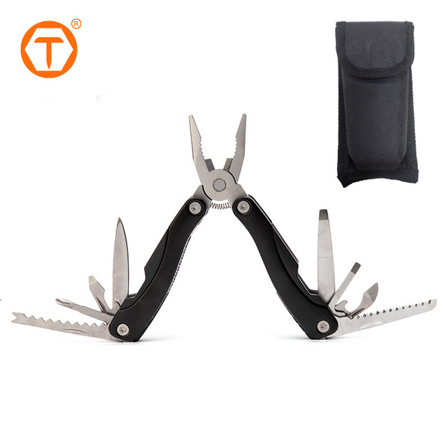 OEM ODM Multipurpose Multiuse Tool Stainless Steel EDC Multitool Folding Multi Tool Pliers for Outdoor Activities
