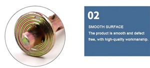 TYB M6*40 Geel verzinkte wandplaat expansieschroef snel-insteek type koolstofstaal expansiebout 200kg draagvermogen voor gipsplaat - Product Image 3