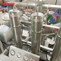Machine de surpression d'oxygène O2 à piston sans huile de haut niveau de sécurité Nuzhuo avec choix de remplissage de bouteilles O2 à longue durée de vie en vente