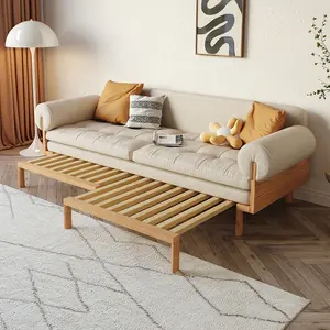 Moderno semplice piccolo appartamento soggiorno mobili piccolo divano letto divano divano estraibile divano letto pieghevole divano letto in <span class=keywords><strong>legno</strong></span> - Product Image 1