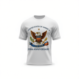 United States Of America 250th Anniversary Jersey <b>White</b> Adult <b>Football</b> Comfortable Modern Style - Product Image 2