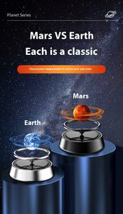 Diffuseur d'arômes de voiture <span class=keywords><strong>solaire</strong></span> suspendu de luxe moderne, fonction rotative, design planétaire, matériau en alliage, parfum longue durée, gel parfumé - Product Image 2