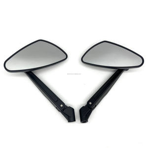 Espejos Retrovisores Delanteros ABYDMOTO KYMCO X350 ADV/<span class=keywords><strong>X150</strong></span>/H150, Aleación de Aluminio CNC, Convexos, Gran Angular, Visión Clara, Negros, Universales, Nuevos - Product Image 3