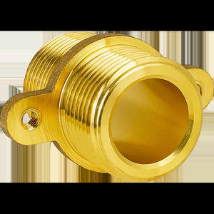 Raccords de tuyauterie solaire directs filetés mâles tout en cuivre, équipés de cosses à 4/6 points, filetage de diamètre égal, connecteurs d'arrosage de jardin filetés - Product Image 1