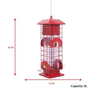 Новая уличная умная кормушка для птиц из металла и пластика, устойчивая к давлению и защите от белок, с возможностью индивидуальной настройки, для двора и сада - Product Image 2