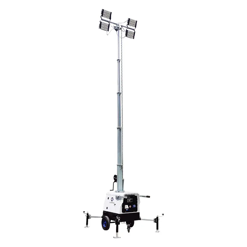 9M High Mast Portable Electric Telescopic Light Tower