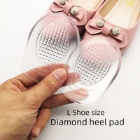 Coussinets de chaussures en gel de silicone auto-adhésifs, anti-usure, doux et de haute qualité, absorbant les chocs