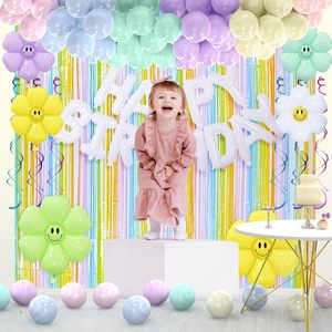 <span class=keywords><strong>Pastel</strong></span> <span class=keywords><strong>arc</strong></span>-<span class=keywords><strong>en</strong></span>-<span class=keywords><strong>ciel</strong></span> décorations d'<span class=keywords><strong>anniversaire</strong></span> pour les filles joyeux <span class=keywords><strong>anniversaire</strong></span> décorations marguerite fleur printemps ballons guirlande <span class=keywords><strong>arc</strong></span> Kit - Product Image 4