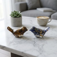 Patung Kerajinan Resin Batu Kristal Alami Buatan Tangan untuk Dekorasi Rumah, Meja Kantor, Hadiah, dan Grosir OEM/ODM untuk Dekorasi