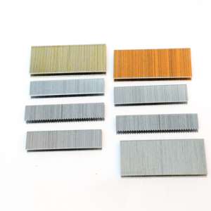 Grapa personalizada <span class=keywords><strong>de</strong></span> la serie 80 <span class=keywords><strong>de</strong></span> grapas para muebles industriales 21Ga, grapadora neumática para sofá, pin - Product Image 6