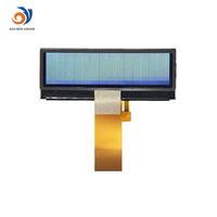 Modul LCD Goldenvision COG DFSTN 256*64 Port Serial Kustom LED Backlight Dot Matrix Kendaraan -30~+80 Suhu Operasi