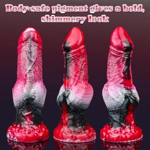 Dildo Realistico Mostruoso in Silicone, Grande Dildo Drago per Gioco Sessuale Anale Maschile - Product Image 2