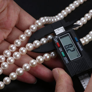 سوار من الخرز للؤلؤ المياه العذبة دائري أبيض طبيعي من الدرجة AAA للبيع بالجملة من المصنع إكسسوارات مجوهرات يمكنك صنعها بنفسك - Product Image 4