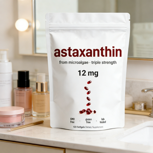 Complément alimentaire en gélules molles d'astaxanthine OEM, activité antioxydante, soutien <span class=keywords><strong>de</strong></span> la santé <span class=keywords><strong>de</strong></span> la peau et des yeux, 12 mg d'astaxanthine par gélule - Product Image 5