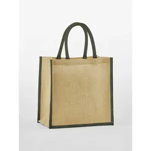 Bolso Tote Midi de Yute Natural, Merchandising Sostenible - Product Image 6