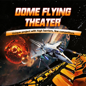 Théâtre Volant SkyFun Dome, Parc d'Attractions Intérieur, Cinéma Immersif à Écran Géant HD, Construction en Métal et Fibre de Verre, Maison de Jeux - Product Image 2