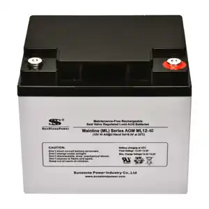 Sealed VRLA Lead Acid MF Battery 12v 40ah Agm Deep Cycle Ups Battery