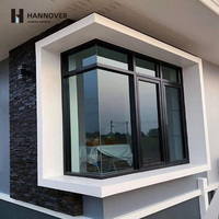 Ventana Abatible de Alto Rendimiento con Aislamiento Térmico, de Aluminio, con Vidrio Templado, Diseño Moderno y Ahorro de Energía
