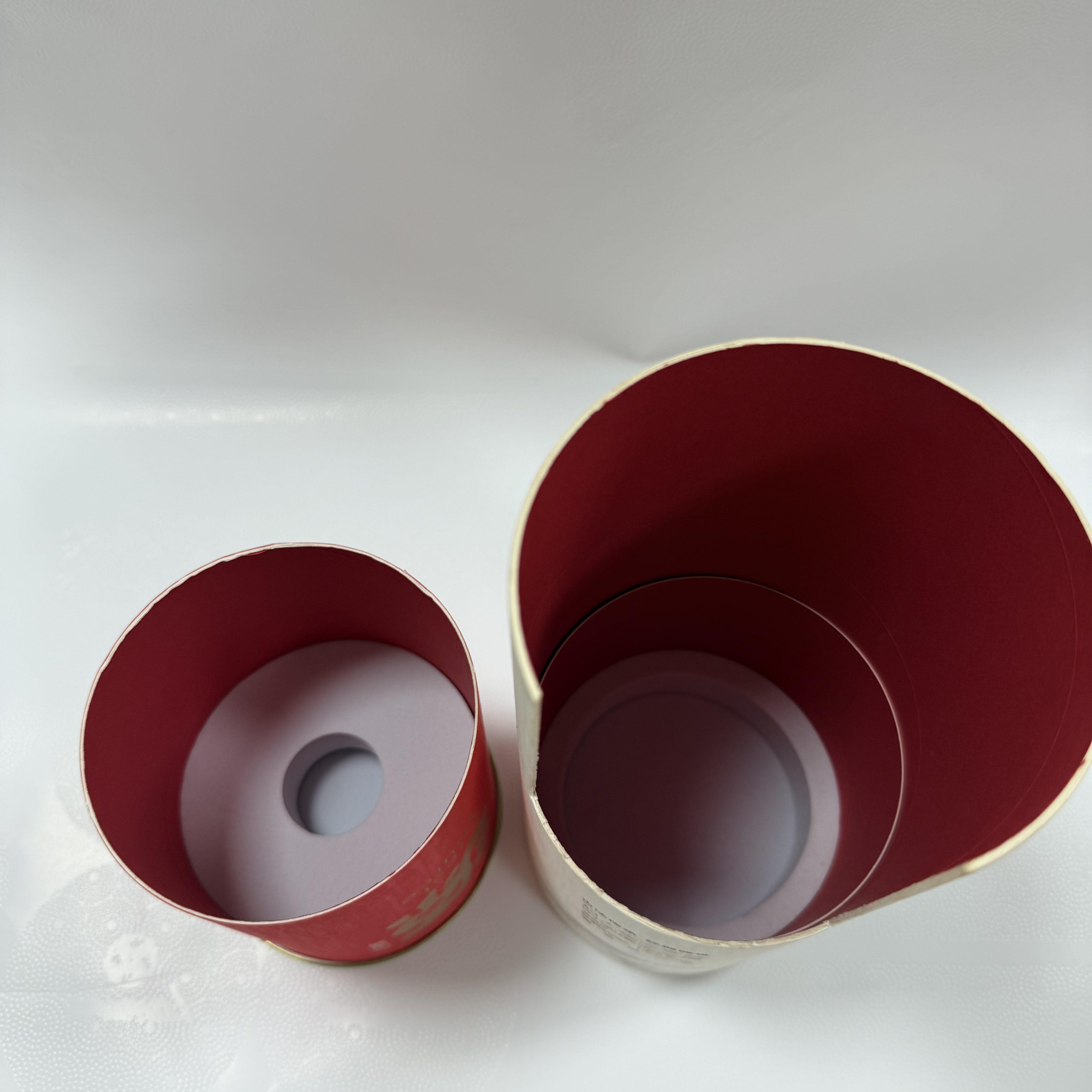 Eco-Friendly Kraft Paper Tube for Poster Food Packaging-Handmade Recycled Polyethylene Wax Coated-Custom Logo Design Available
