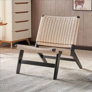 Chaise de restaurant moderne de luxe pour l'extérieur, mobilier de jardin, sièges en corde tressée, chaises de détente pour balcon - Product Image 4