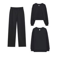 Vêtements en gros, sweat-shirts à manches longues et col rond, ensemble de 3 pièces, pantalons de survêtement de haute qualité, ensembles de sweat-shirts trois pièces pour femmes