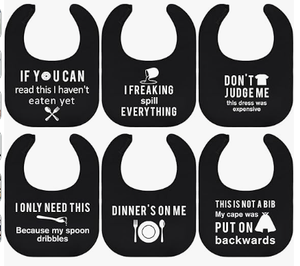 Bavoirs amusants en coton personnalisables pour adultes, lavables et ajustables, pour hommes, femmes, personnes âgées et handicapées - Product Image 2