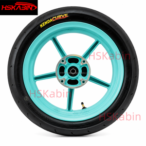 Nuevo Juego de Ruedas Supermoto HSKabin de 12 Pulgadas para Motocicleta Eléctrica y de Cross, Delantera/Trasera 90/90-12 110/70-12 120/70-12 Sin Cámara - Product Image 4