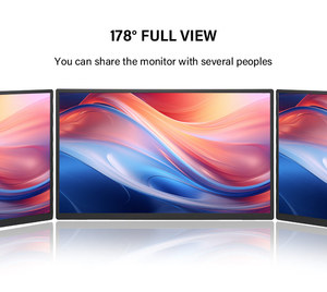 צג LCD נייד פתוח עם מסך מגע בגודל 18.5 אינץ', רזולוציית Full HD, חיבור <span class=keywords><strong>Type</strong></span> <span class=keywords><strong>C</strong></span>, קצב רענון 60 הרץ, רמקול מובנה, תמיכה במעמד - Product Image 5