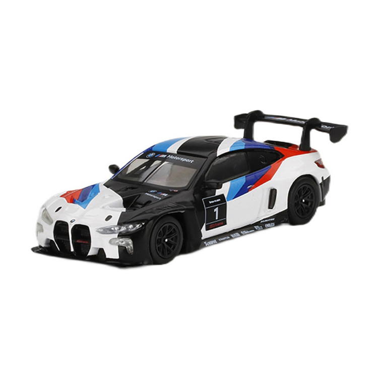 MINIGT Diecast 1:64 Scale M4 GT3 2021 Model Car - White Alloy Race