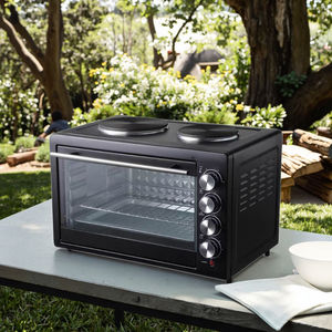 <span class=keywords><strong>Four</strong></span> électrique multifonctionnel à grande capacité avec <span class=keywords><strong>four</strong></span> à fourchettes rotatif, tête de cuisson, 48L, double cuisinière - Product Image 4