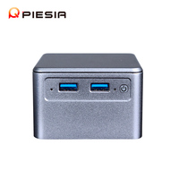 Piesia Intel 12th Gen N95 N100 N300 Desktop Mini PC 4 Lan 1*HD 2*USB3.0 Type-C Portable Mini Computer Host for Home and Student