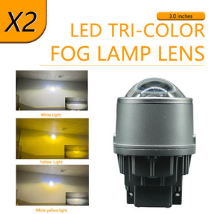 FANKAI Phare antibrouillard LED 3 pouces 65W 6500lm 3000K 12V universel pour modernisation et éclairage de conduite - Product Image 4