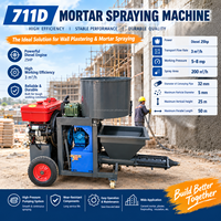 Machine à projeter le mortier diesel 25 CV, pulvérisateur de ciment pour projets de construction – Approvisionnement direct usine
