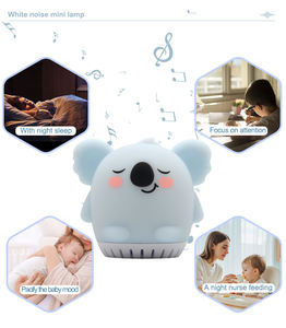 Ricaricabile macchina per il rumore marrone portatile per dormire macchina per il rumore bianco <span class=keywords><strong>Mini</strong></span> Sound Machine per il viaggio con la respirazione della luce notturna - Product Image 5