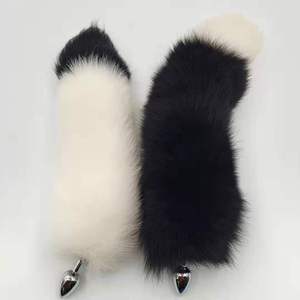 ChinawangwufurLivraison pas cher queue de renard coloré queue de renard bouchons anaux pour jouets sexuels pour adultes - Product Image 4