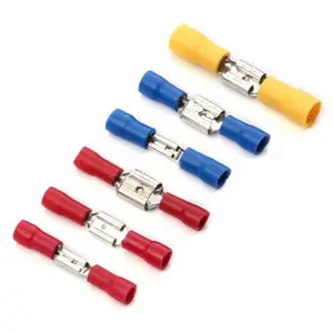 280PCS Verschiedene isolierte Spaten-Crimp klemmen Elektrischer Kabelst ecker Kit Rot Blau Gelb Ferrulen stecker