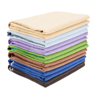 Serviette de Pilates personnalisée épaisse, antidérapante, légère et pliable, en microfibre absorbante pour tapis de Pilates, équipement de fitness et salle de sport