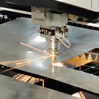 Châssis de machine de découpe laser à fibre soudé robuste, avec traitement de détensionnement, dimensions personnalisées 1530 3015