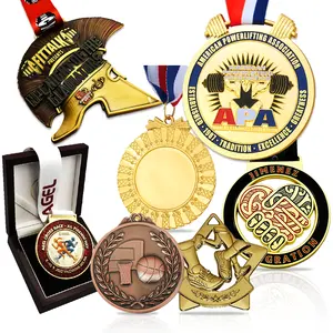 RENHUI Manufacture Medallions Plain Commercial Pretty Printable Metal Crafts Custom Medals And Trophies Medals